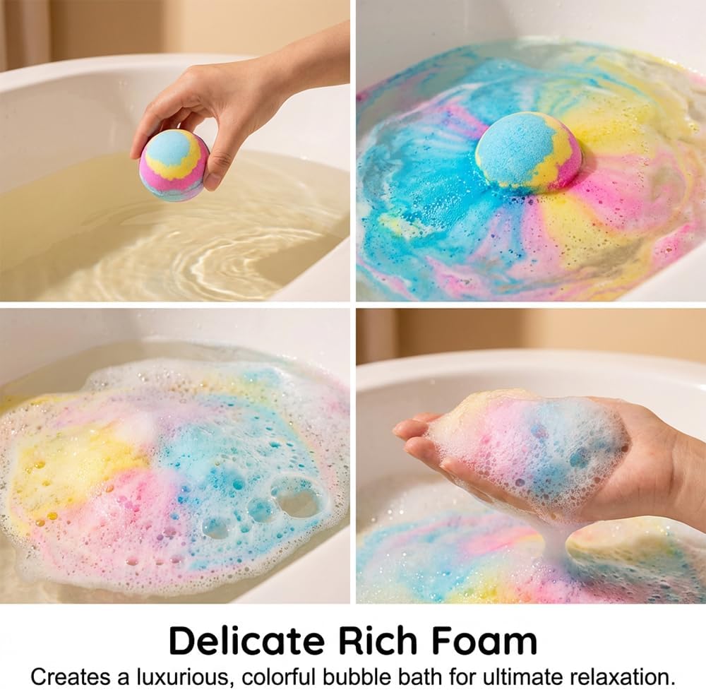 Baby Bath Cups with Holes Ocean Toy Bath Sleeve Box Bath Bombs  20 Pack Bath Bombs With Surprise Bathtub for Babies 6 Months