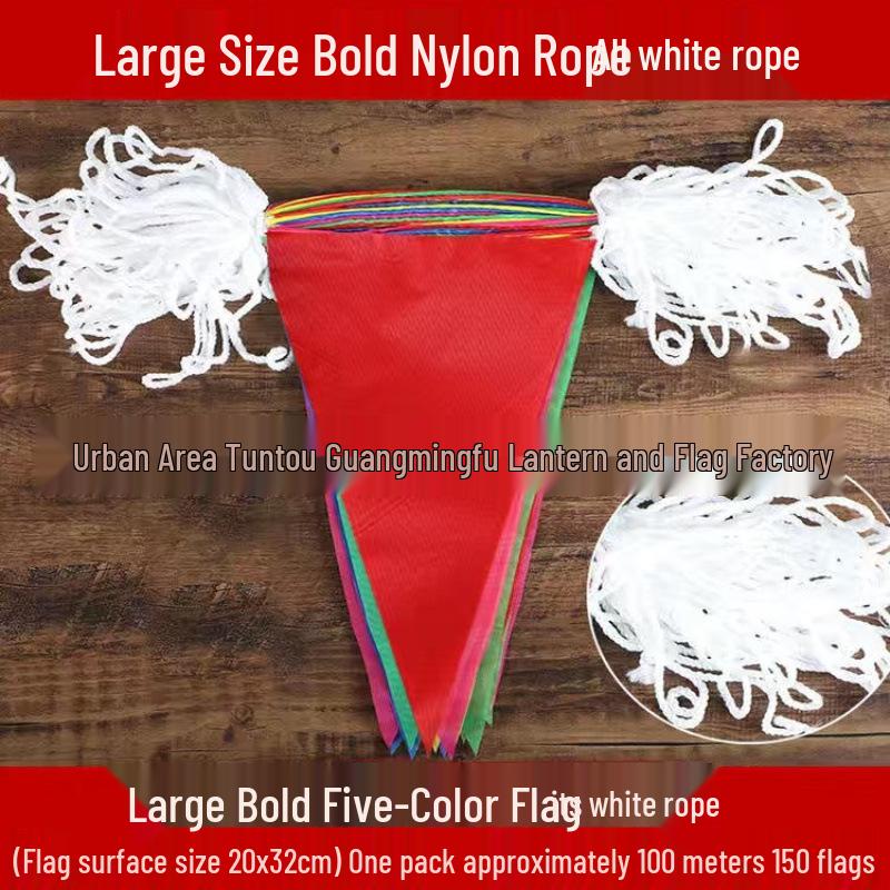 Outdoor Triangle Pennant for Events and Weddings: Ceremony and Venue Decoration Flags