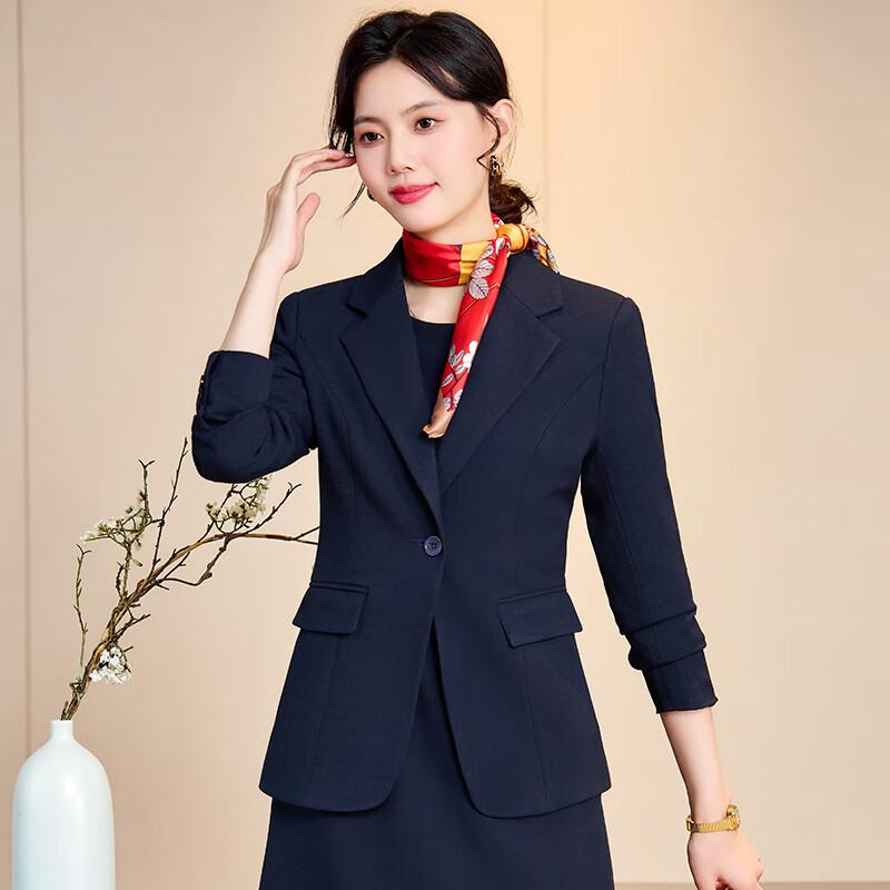 Women's Long-Sleeve Business Suit Jacket & Dress