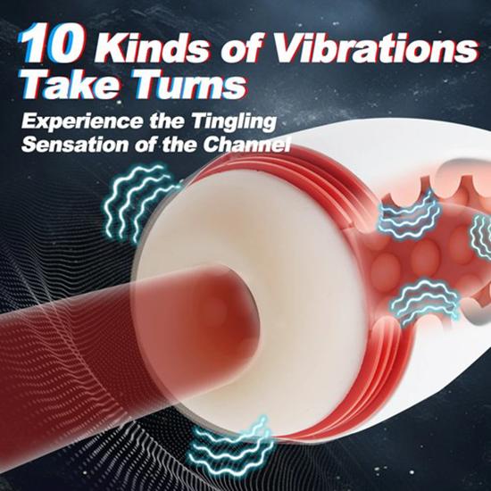 Vibrating Male Masturbator Stroker Cup Cock Stimulator Penis Massager Sex Toys for Men