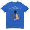 British Isles Sea Ireland Scotland Wales England Map Coins Tshirt
