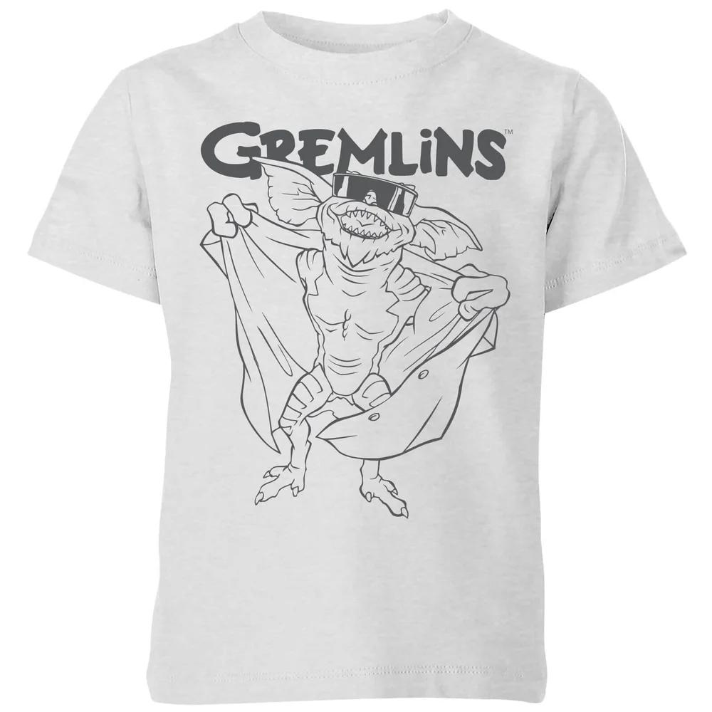 Gremlins Spike s Glasses Kids  T-Shirt - Grey - 3-4 Years 160