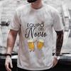 Spanish Evg Team Groom Man T-shirt Boyfriend Single Farewell Oversized Clothing Bachelor Party Beer Graphic Tops Wedding Tees