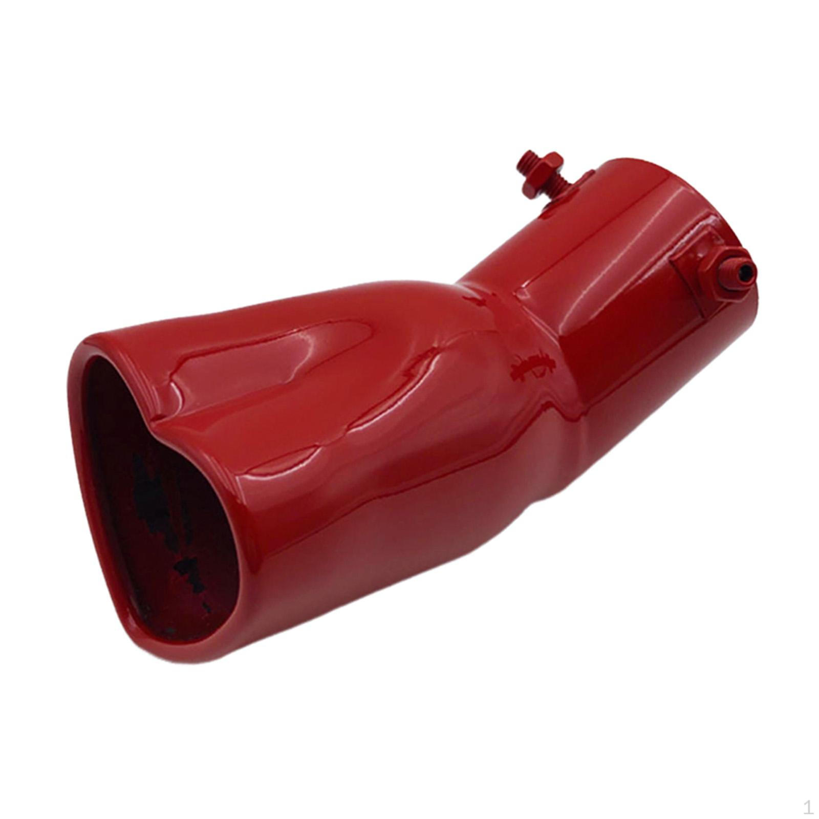 

Car Modified Exhaust Pipe Universal Tail Muffler for Vehicles Sedan Pink Red