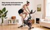Formill QK101 Domácí rotoped - Magnetický tichý fitness rotoped s LCD monitorem, 5úrovňově nastavitelným sedlem a řídítky
