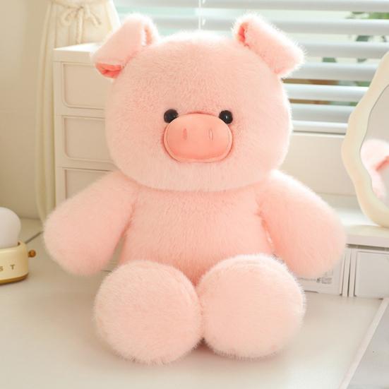 Giant Pig Stuffed Animal Plush Pillow Ultra Soft Hugging Pig Doll Christmas Birthdays Decor Room Accessory