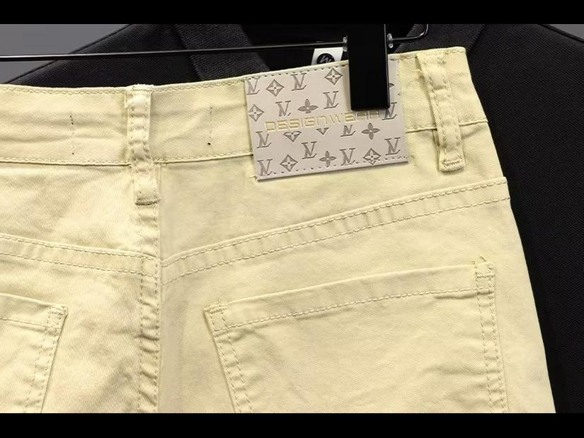 Men's Summer Casual Loose-Fit Denim Shorts - Trendy, All-Match, Straight-Cut