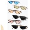 New Triangle Cat Eye Sunglasses Vintage Alloy Sun Glasses Women Unique Elegant Black Gold Shades Oculos Feminino 2024 Summer