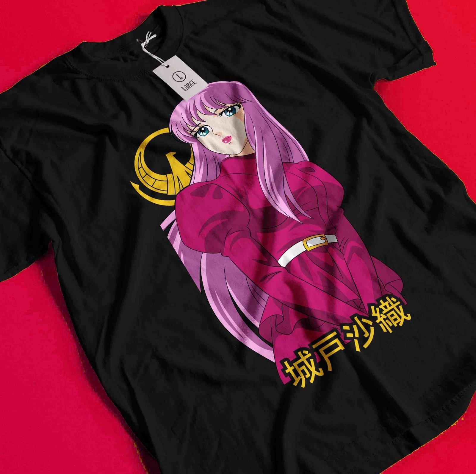

Футболка Saint Seiya Рыцари Зодиака Аниме Манга Саори Унисекс Графическая футболка BB280 S