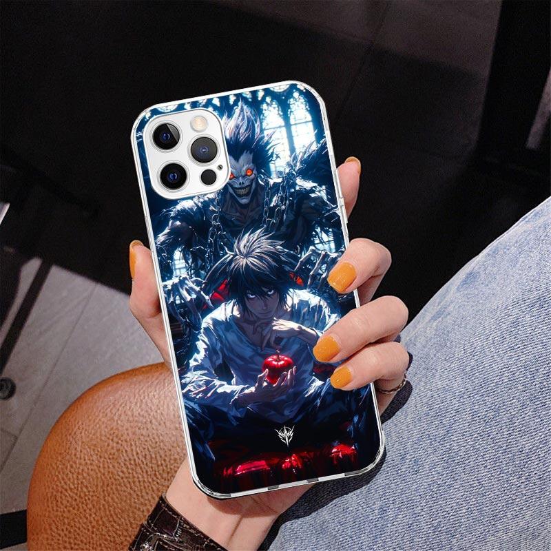 N-Note D-Death L Lawliet Phone Case For iPhone 17 Air 16 Pro Max 16E 15 + 14 Plus 11 12 13 Mini 7 8 SE Gift Print Cover Fundas