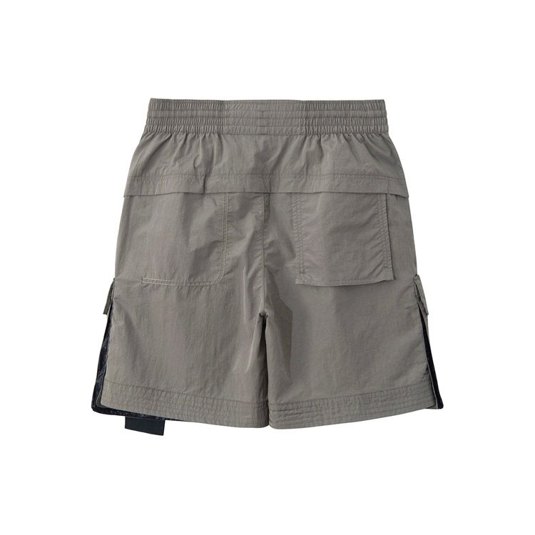 Li Ning X Jackie Chan Collaboration Kung Fu Series Patchwork Loose Sports Shorts Men Shorts Iron-Grey AKSR221-3