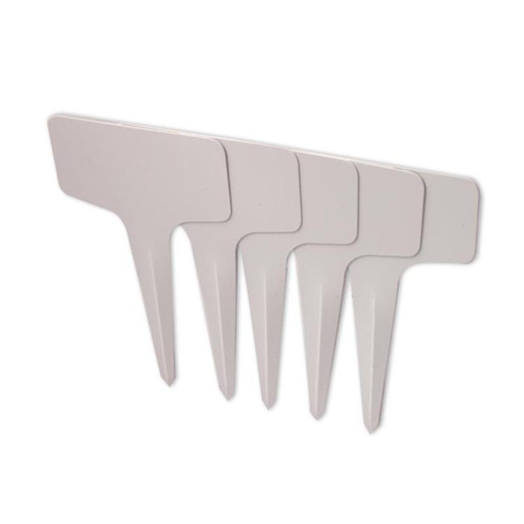 100pcs 6 X10cm Plastic Plant T-type Tags Markers Nursery Garden Labels