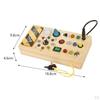 Interactive Busy Board Toy for Travel - Enhance Fine Motor Skills and Role Play