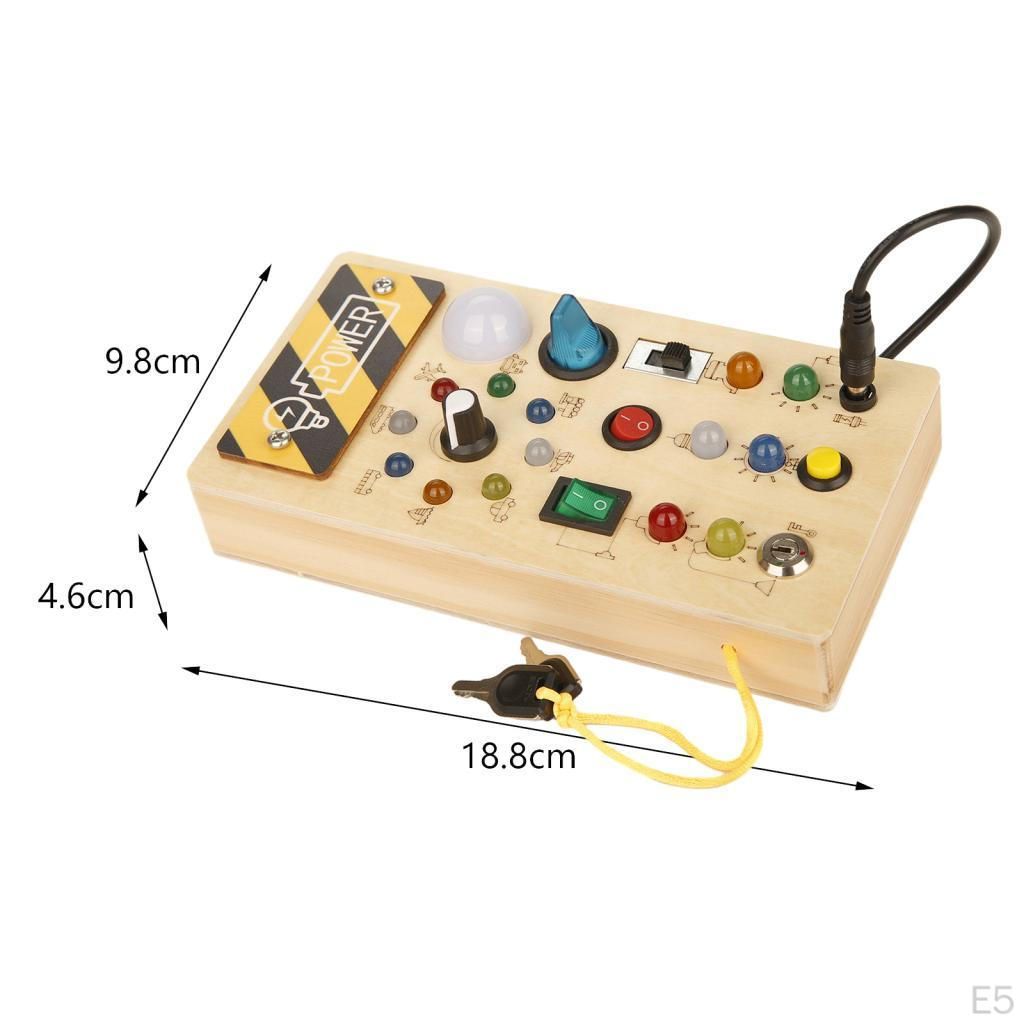 Interactive Busy Board Toy for Travel - Enhance Fine Motor Skills and Role Play
