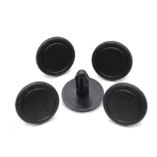 10pcs Fender-Upper Trim Clip Retainers Screws Black Fit For Honda Civic CRV RDX