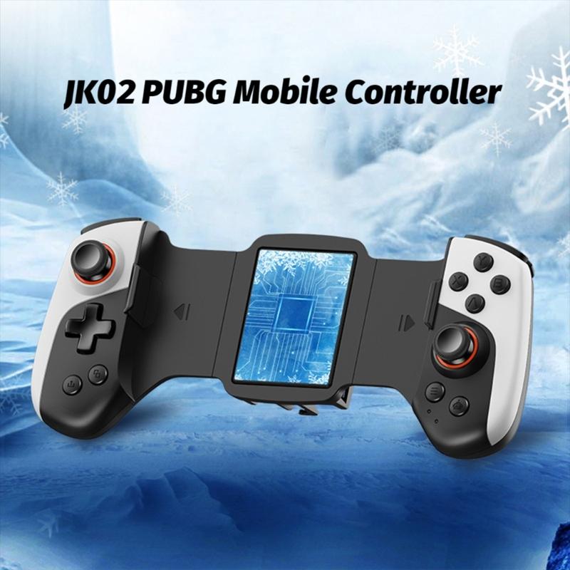 JK02 Wireless Bluetooth-compatible with Semiconductor Radiators Game Controllers for Phone Gamepad Joysticks Retractable