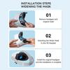 Chladicí ventilátor VR Vícerychlostní nastavitelný pohodlný odvod tepla Měkká náhlavní souprava VR Obličejový kryt chladiče pro cirkulaci vzduchu pro Oculus Quest 2