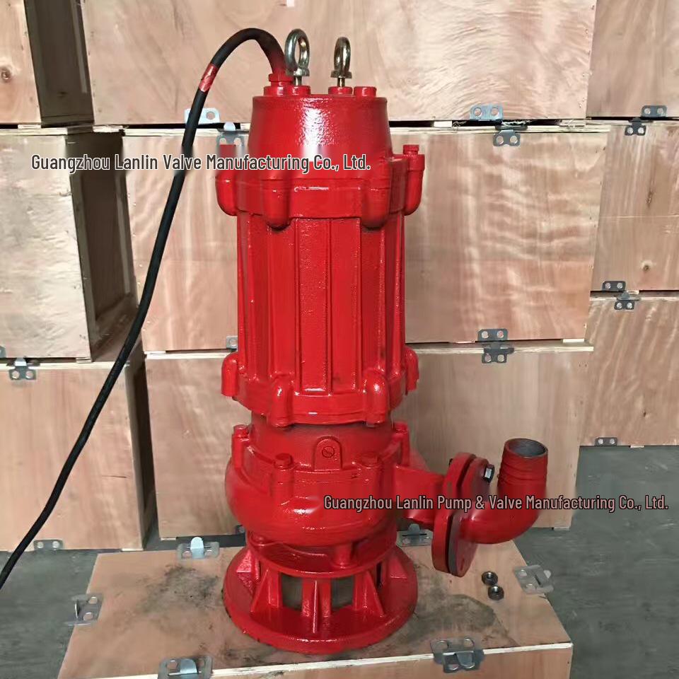 WQ Non-Clog Submersible Sewage Pump 100WQ80-40 for Construction Site Sump Discharge.