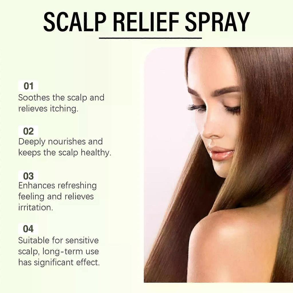 Tea Tree Scalp Relief Spray  100ml Leave-In Treatment for Scalp Comfort & Hydration, Sulfate & Paraben-Free, Suitable for All Hair Types