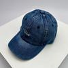 Baseball Her  Him For Women Men School Old Vintage Caps Peaked Hats Cotton Embroidery Washing Versatile Snapback Fashion Denim Letter Outdoor