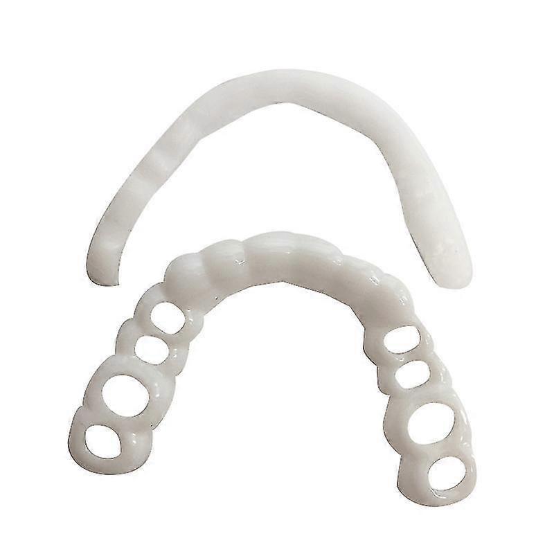2 Set Snap On Smile Teeth Veneers Whitening Cosmetic Denture