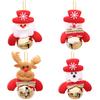 Pendant Christmas Tree Decorations Santa Claus Snowman Elk Bear Bell Ornaments