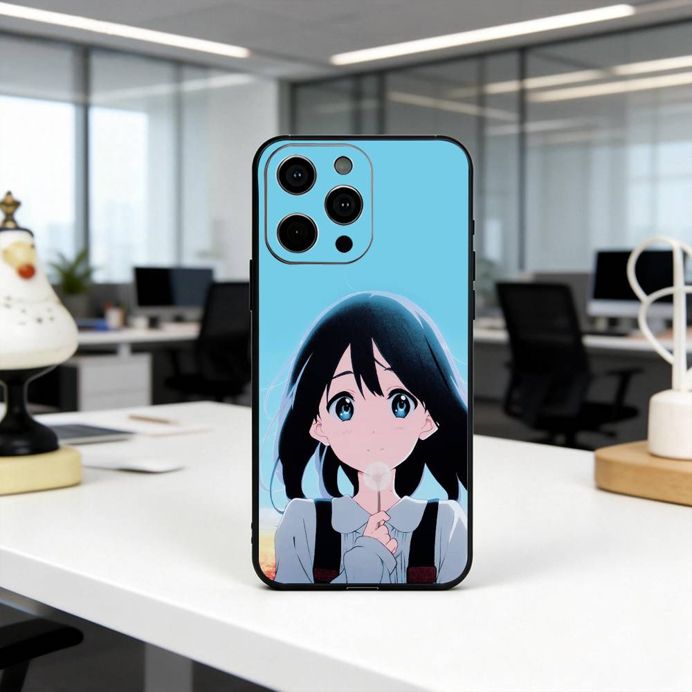 T-Tamako Market K-Kitashirakawa Phone Case For iPhone 17,16,15,14,13,12,11 Plus,Pro Max,XS,Soft Silicone Black Cover