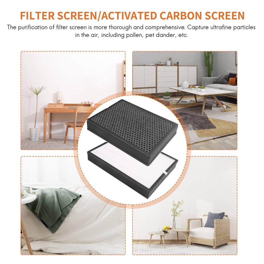 FY2420/30 FY2422 Activated Carbon HEPA Filter Sheet Replacement Filter for Philips Air Purifier AC2889 AC2887 AC2882