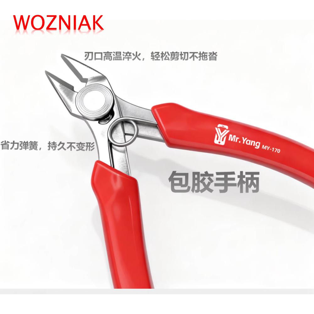 YCS MY-107 Mr. Yang MINI Multi Functional Slant Mouth Pliers Mini Water Mouth Pliers Stainless Steel Sharp Blade Tool