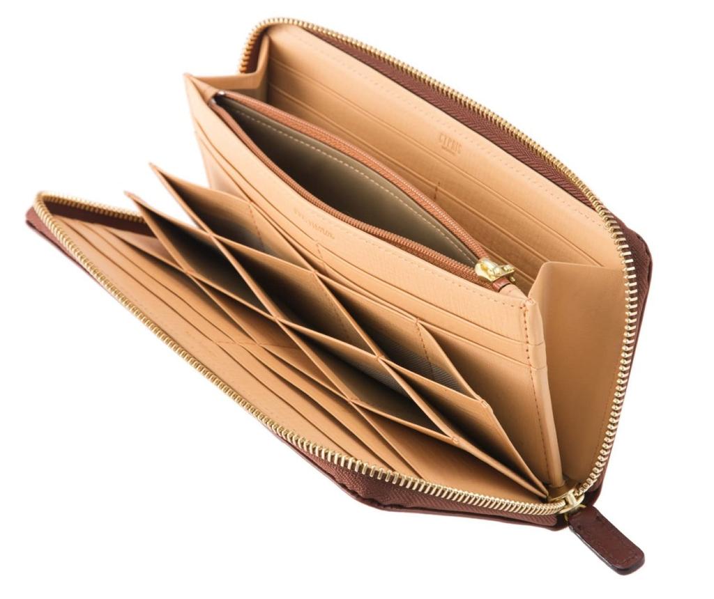 Honeycell Long Wallet Shirasagi Leather 8238 [CYPRUS] (Round Zipper)