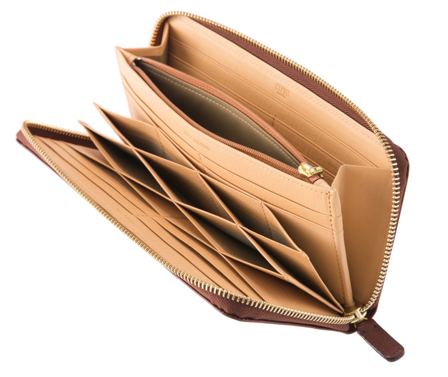 

Honeycell Long Wallet Shirasagi Leather 8238 [CYPRUS] (Round Zipper)