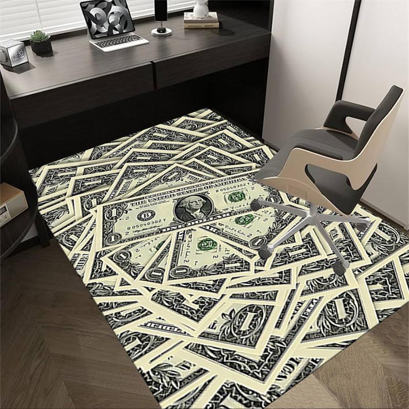 1 Stück Dollar-Banknote Extra Groß Rutschfester Boden Teppich, Büro, Familie, Schlafzimmer Großer Bereich Teppich Innen Teppiche, Lebendige Farben