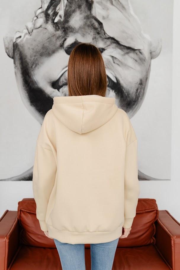 Women’s Warm Hoodie – Soft Three-Thread Fabric with Kangaroo Pocket & Hood, Winter, 8360-025 HC