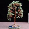 European Hand Woven Colorful Crystal Broken Stones Wealth Tree Ornaments Living Room Decorations Desktop Crystals
