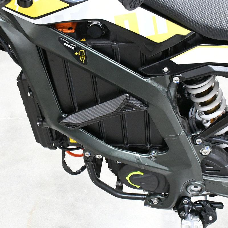 For Surron Ultra Bee Carbon Fiber Battery Protect Cover Water Transfer Printing Battery Baffle E-bike for Surron Motorcycle Part