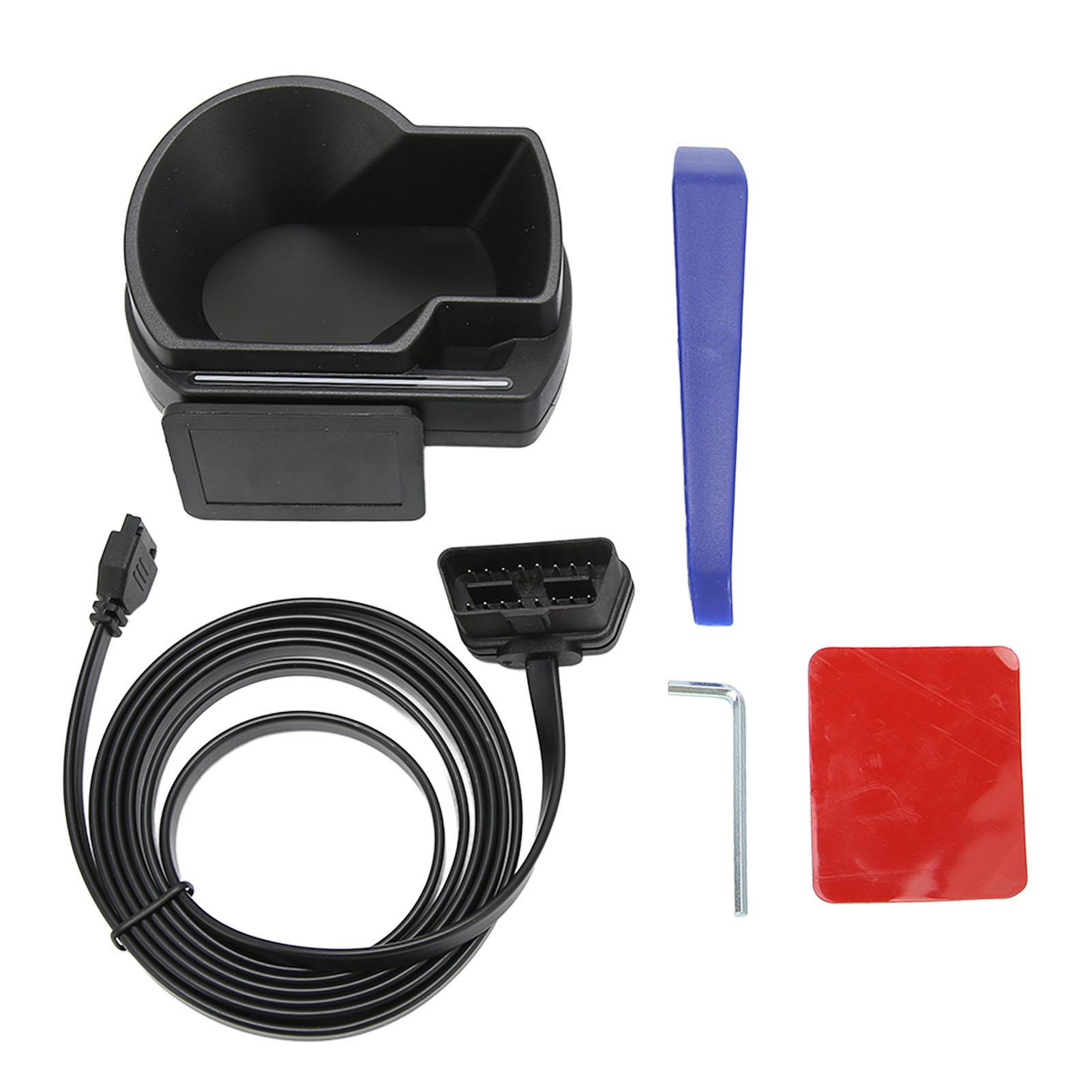 

Черный автомобильный HUD-дисплей многофункциональный двухрежимный OBD GPS HUD-датчик для компактного автомобиля OBD II