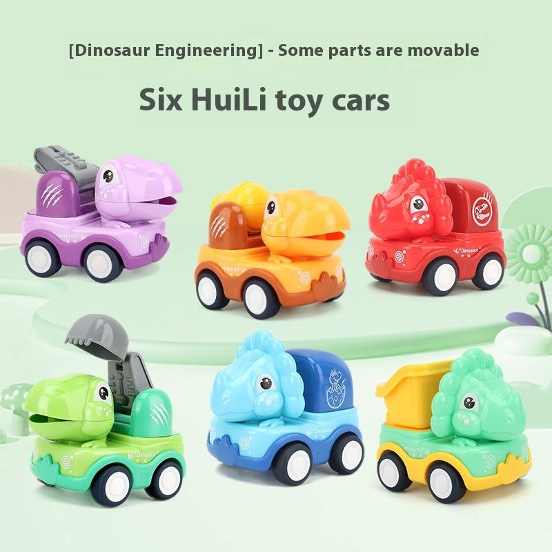 

Детская игрушечная машинка Мальчик Малыш Мультяшная Мини Инерционная машинка Игрушка-машинка 1-3 года Инженерная машина 6 pieces per set