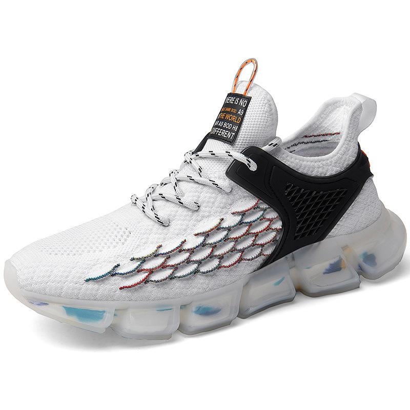 Fish scale reflective trend male shoes casual sports mesh running shoes Men Casual Shoes Tenis Masculino Adulto Sapato Masculino
