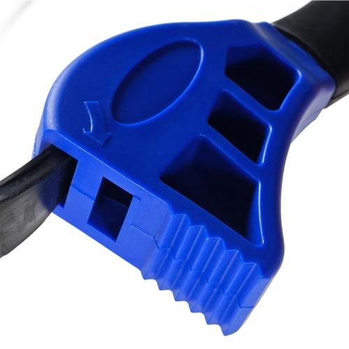 HFS (R) Rubber Belt Wrench, Oil Filter Wrench, Belt Wrench, Strap Wrench, Adjustable, DIY Plumbing, 150mm 100mm, 2-Piece Set