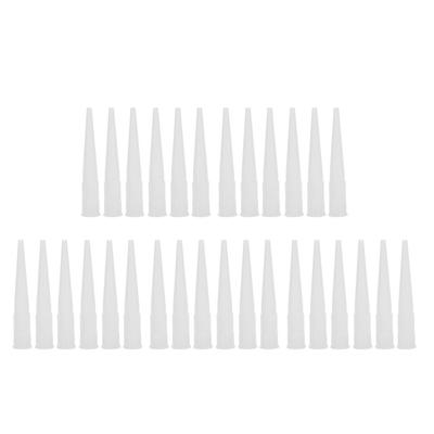 30 stücke Caulk Düsen Kunststoff Glas Kleber Düsen Dichtstoff Silikon Abdichten Tipps