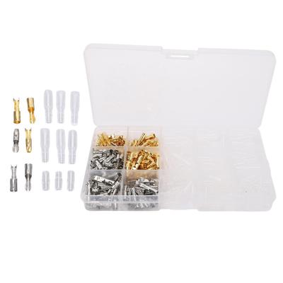 360 Pcs Male Female Wire Spade Connector Brass Good Conductivity Wire Crimp Terminal Assortment Kit