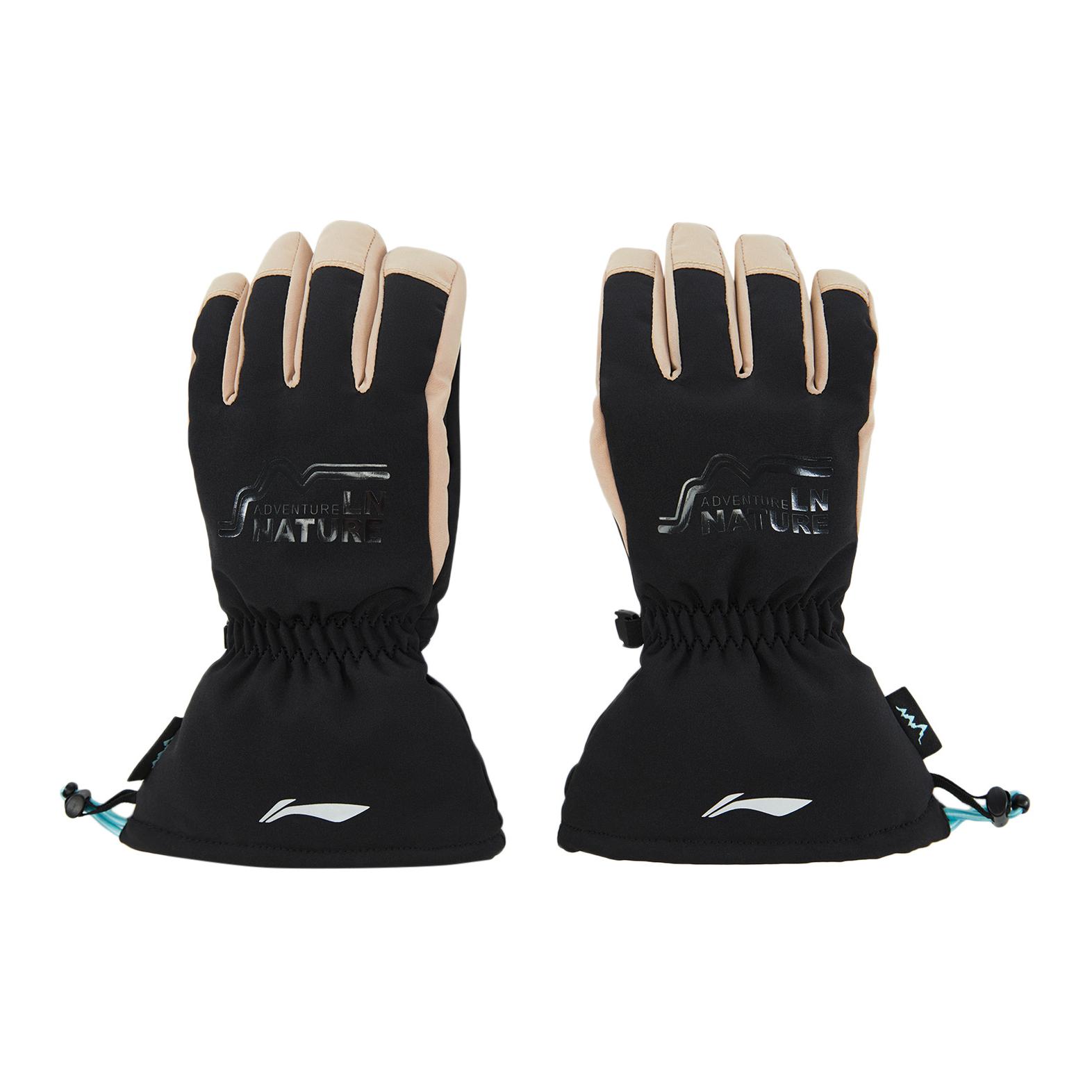 Li Ning Polyester Sports Gloves Unisex Black YSGU005-2 L