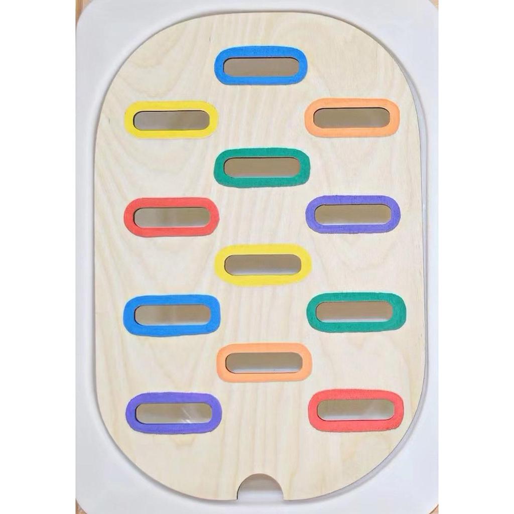 Children's Wooden Sensory Tray Game: Parent-Child Interactive Early Learning Toy