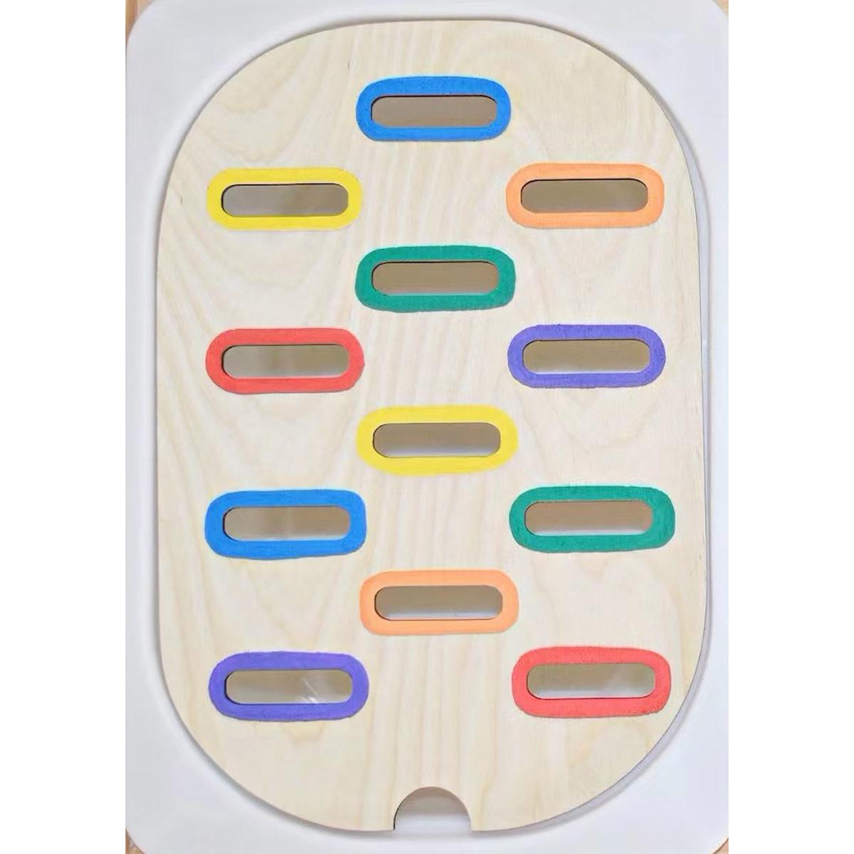 

Children s Wooden Sensory Tray Game: Parent-Child Interactive Early Learning Toy