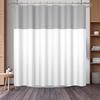 Tende da Doccia a Nido d'Ape Stile Hotel Moderno Fantasia Geometrica a Strisce Decorazione Bagno Tenda da Bagno Impermeabile in Poliestere con Ganci