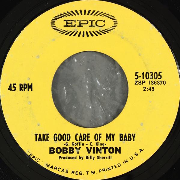 

7inch Record BOBBY VINTON - Take Good Care Of My Baby 510305 Epic 1968 US Rock Used