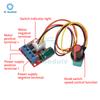 Mini 5A PWM Motor Speed Controller Module DC 4.5-35V Brushless Motor Driver  LED Dimmer Speed Control Switch Board