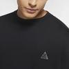 Nike ACG Fleece Crew Neck Long Sleeve T-Shirt Men Tops Black CV0683-010