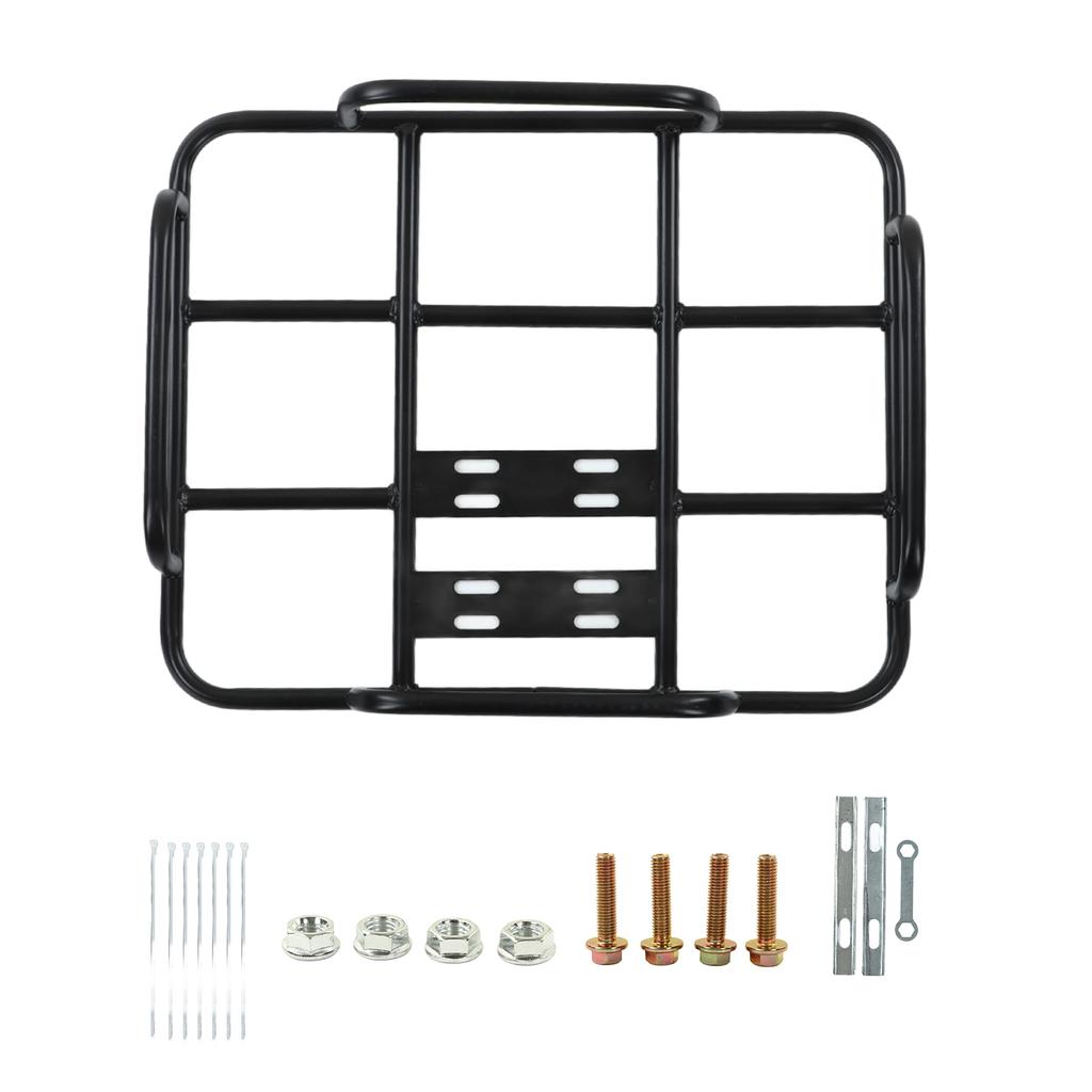 Motorcycle Rear Rack ,Food Delivery Box Rack Rear Grille 80kg Loading Seamless Steel Tube Universal for Motorcycle