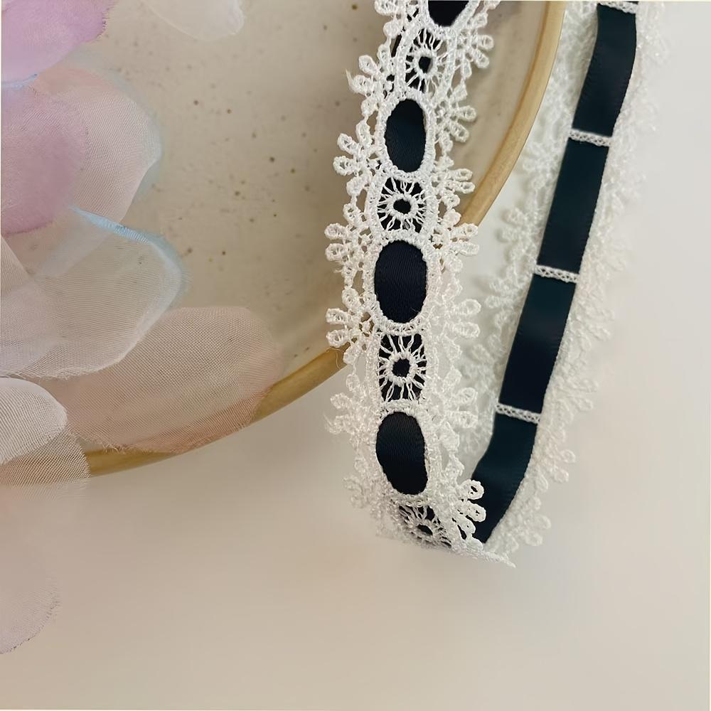 

2.2CM Width Lace Embroidery DIY Lace Accessory чорний
